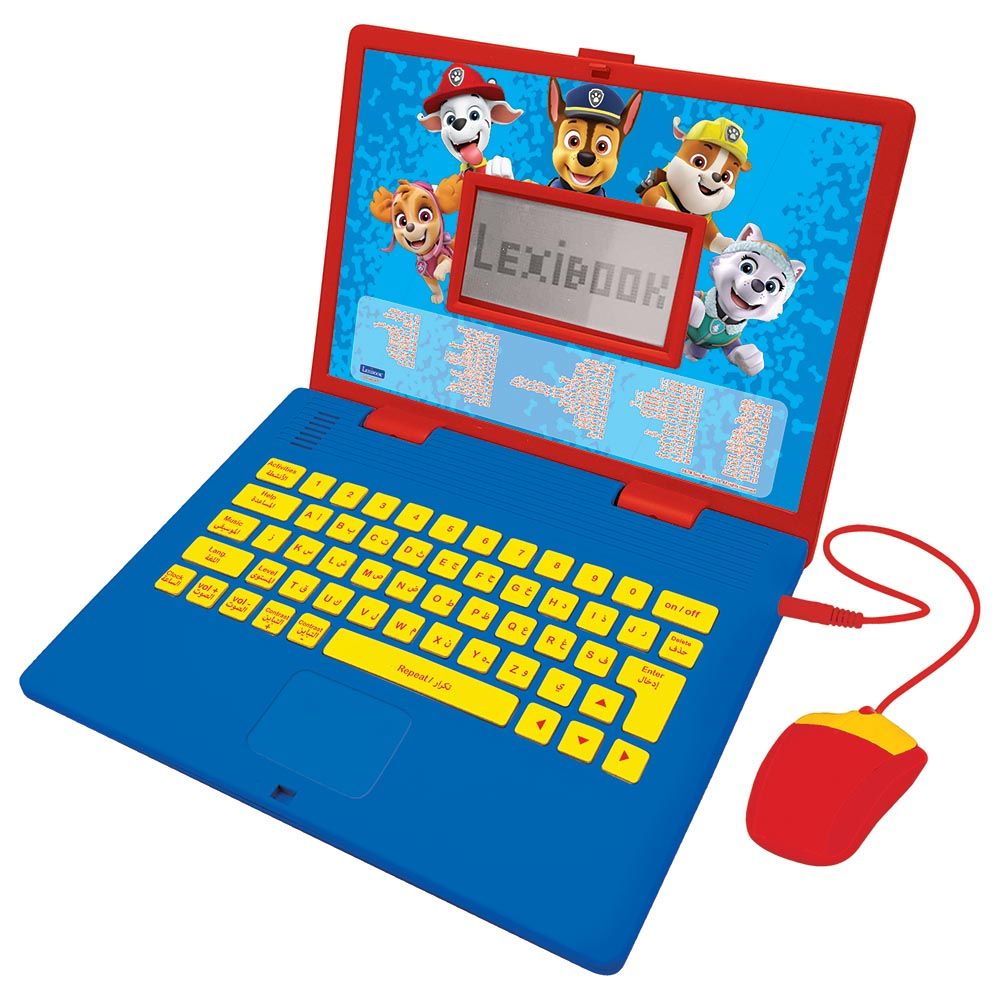 Lexibook - Paw Patrol Bilingual Educational Laptop - Arabic/English