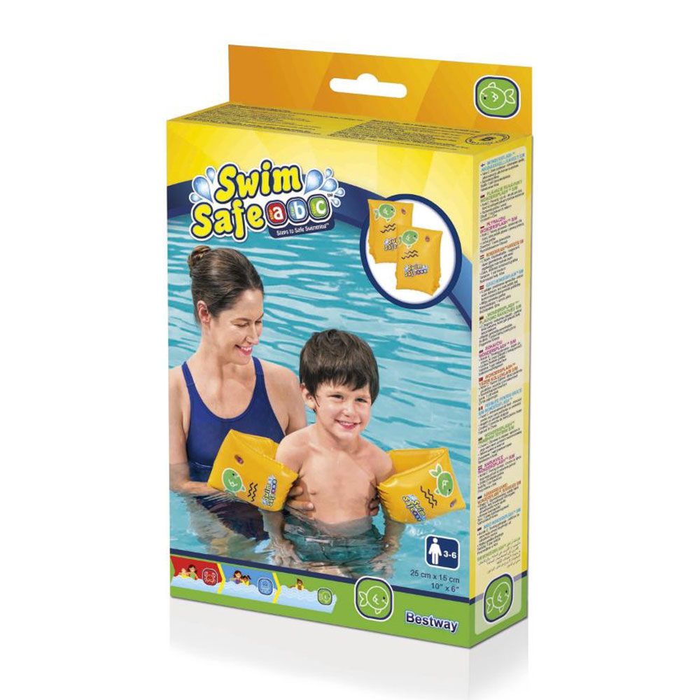 Bestway - Swim Safe Baby Armbands Step C 10" - Yellow