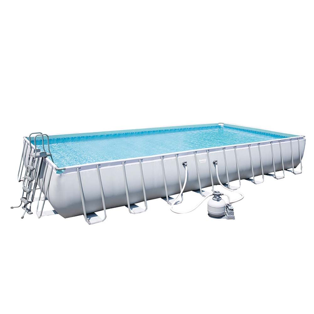 Bestway - Power Steel Rectangular Pool Set 956x488x132cm