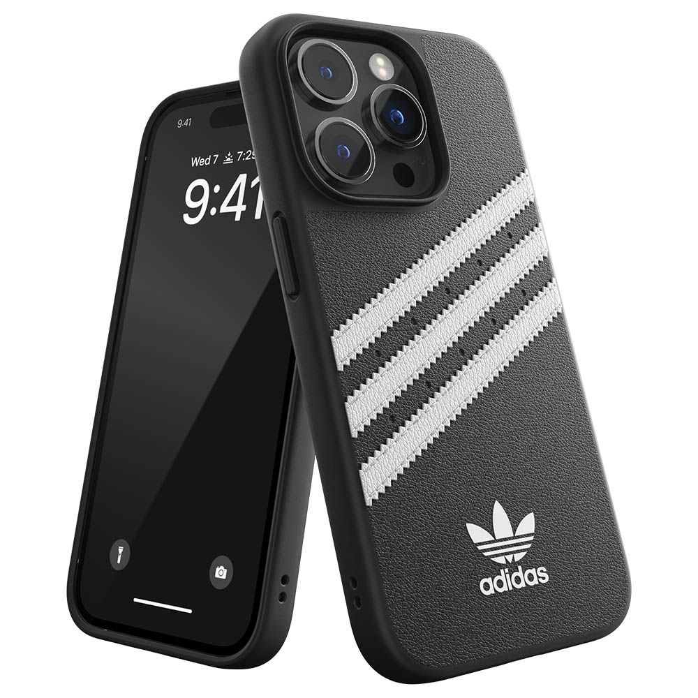 Adidas - Iphone 14 Pro Moulded Case - White/Black