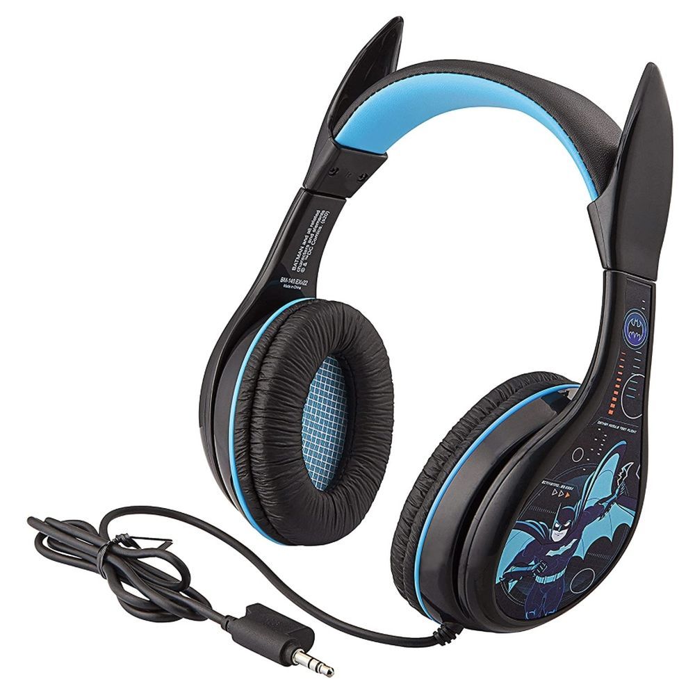 Kid Designs - Batman Kid Safe Wired Bluetooth Headphone