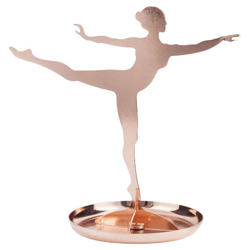 Kikkerland - Ballerina Jewelry Stand Copper - Rose Gold