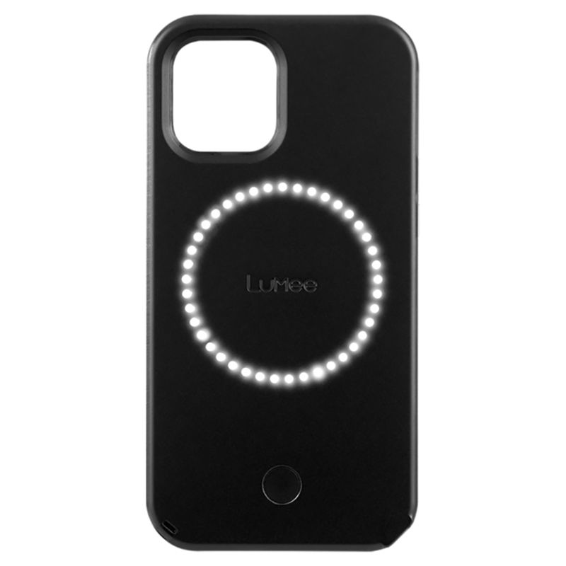 Lumee - Iphone 13 - Halo Selfie Light Case - Matte Black