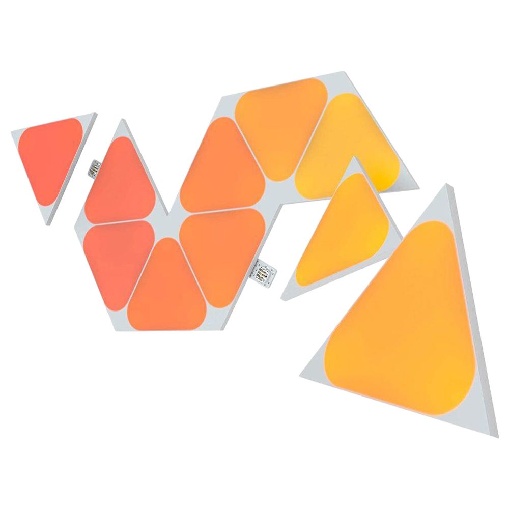 Nanoleaf Shapes Triangles Mini Expansion Pack Of 10 (Controller Not Included)