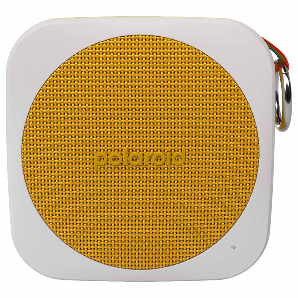 Polaroid - P4 Music Player Bluetooth Speaker - Yellow & White