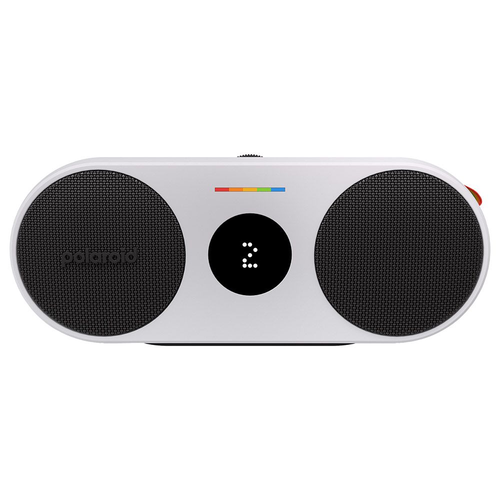 Polaroid - P2 Music Player Bluetooth Speaker - Black & White