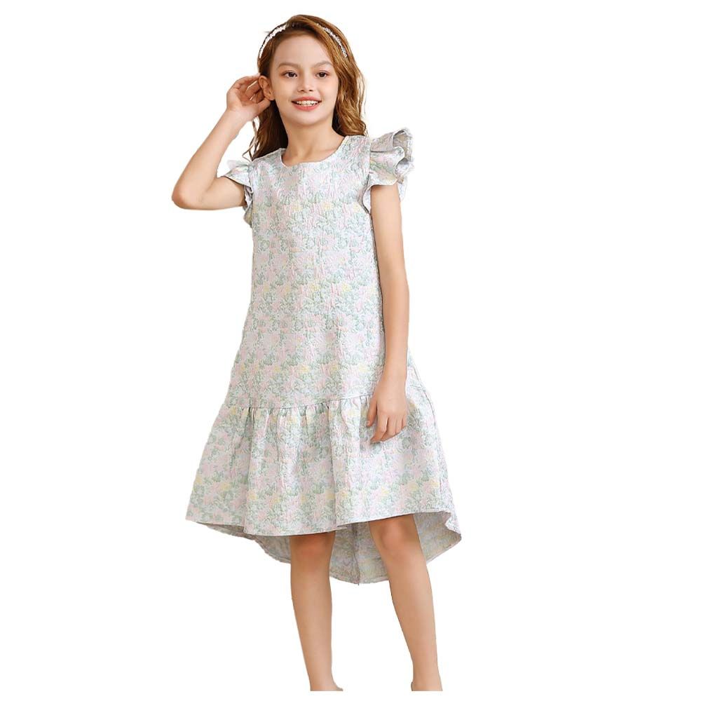 Le Crystal - Girl Party Dress - Light Green