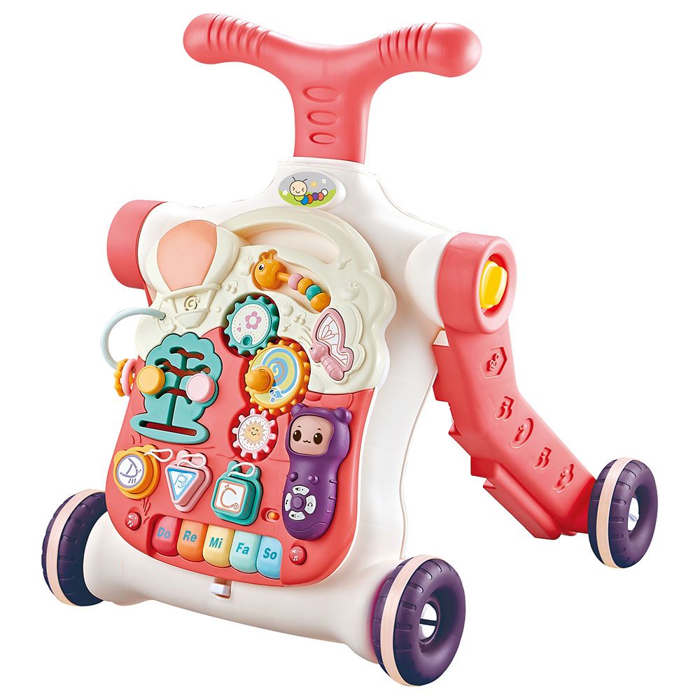 Little Learners - 5-In-1 Musical Walker - Pink/White (Exclusive)