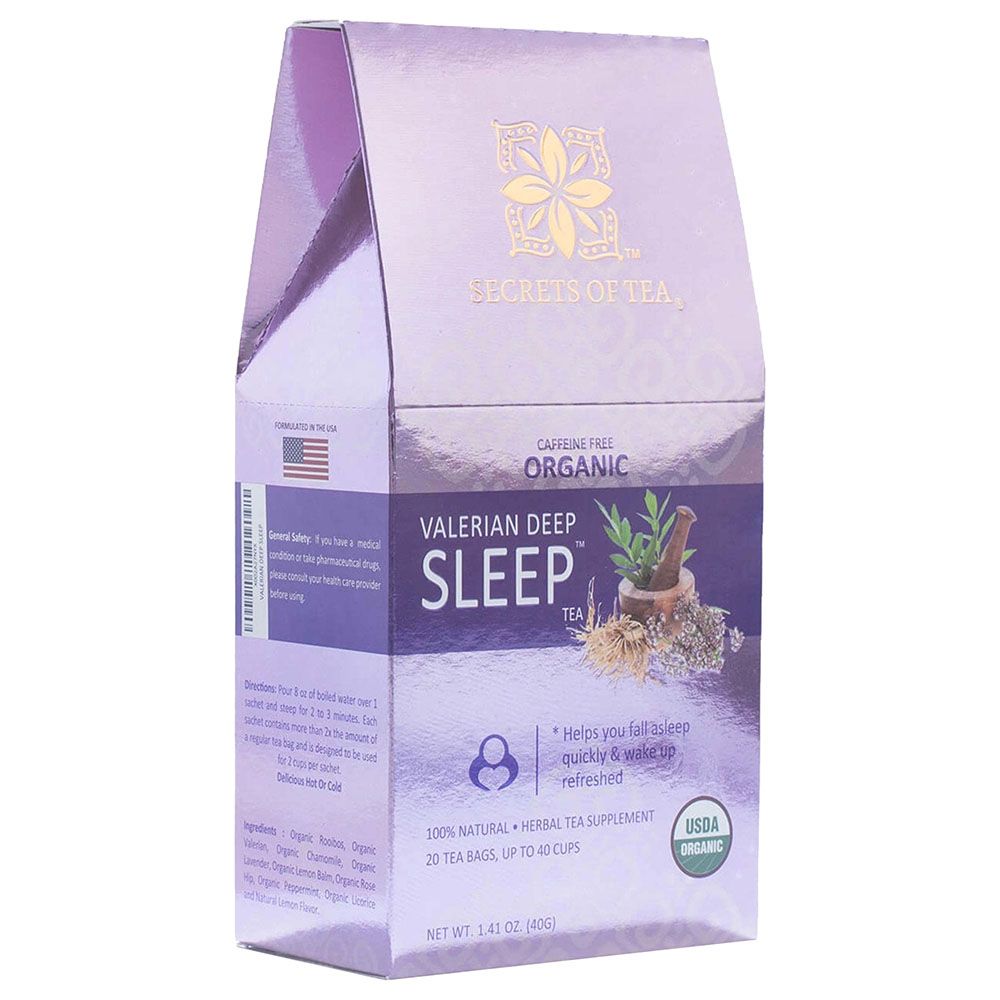 Secrets Of Tea - Valerian Sleep Tea - 40G