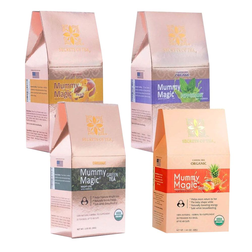 Secrets Of Tea - Mummy Magic Weight Loss Tea - Pack Of 4