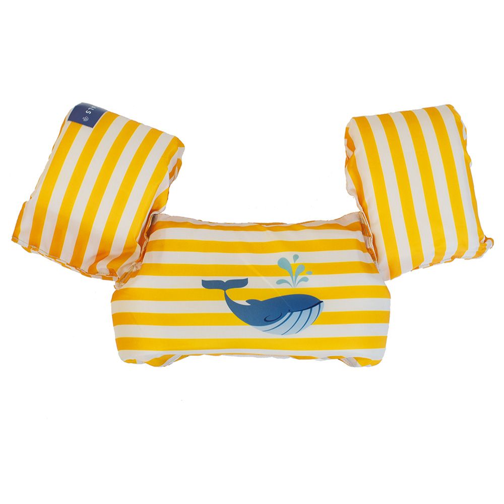 Swim Essentials - Whale Puddle Jumper - Yellow/White