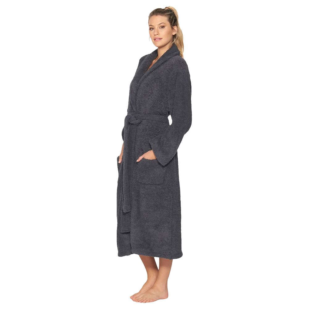 Barefoot Dreams - CozyChic Adult Robe - Slate Blue