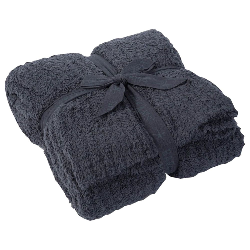 Barefoot Dreams - Cozychic Ribbed Throw - Slate Blue