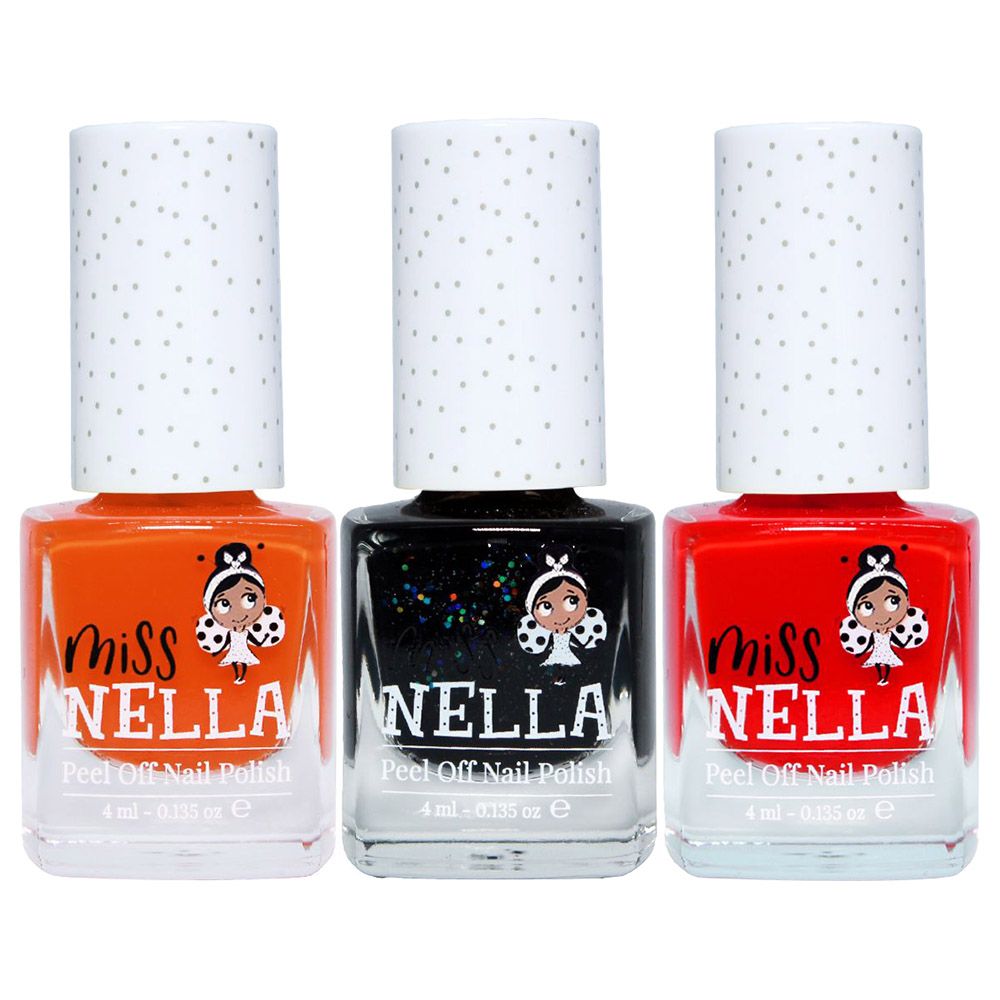 Miss Nella - Halloween Special Nail Polish Pack of 3