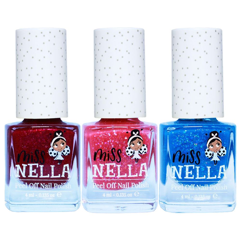 Miss Nella - Winter Glitters Nail Polish Pack of 3