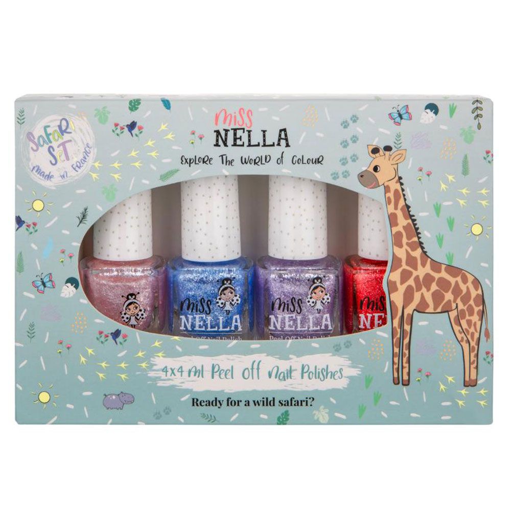 Miss Nella - Safari Collection Nail Polish Pack of 4