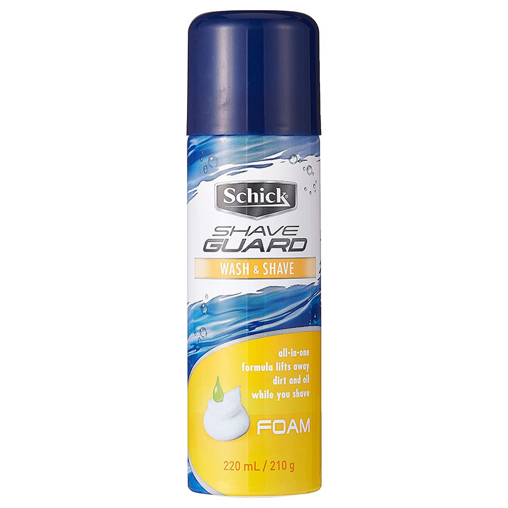 Schick - Shave Guard Foam - Wash & Shave 220ml