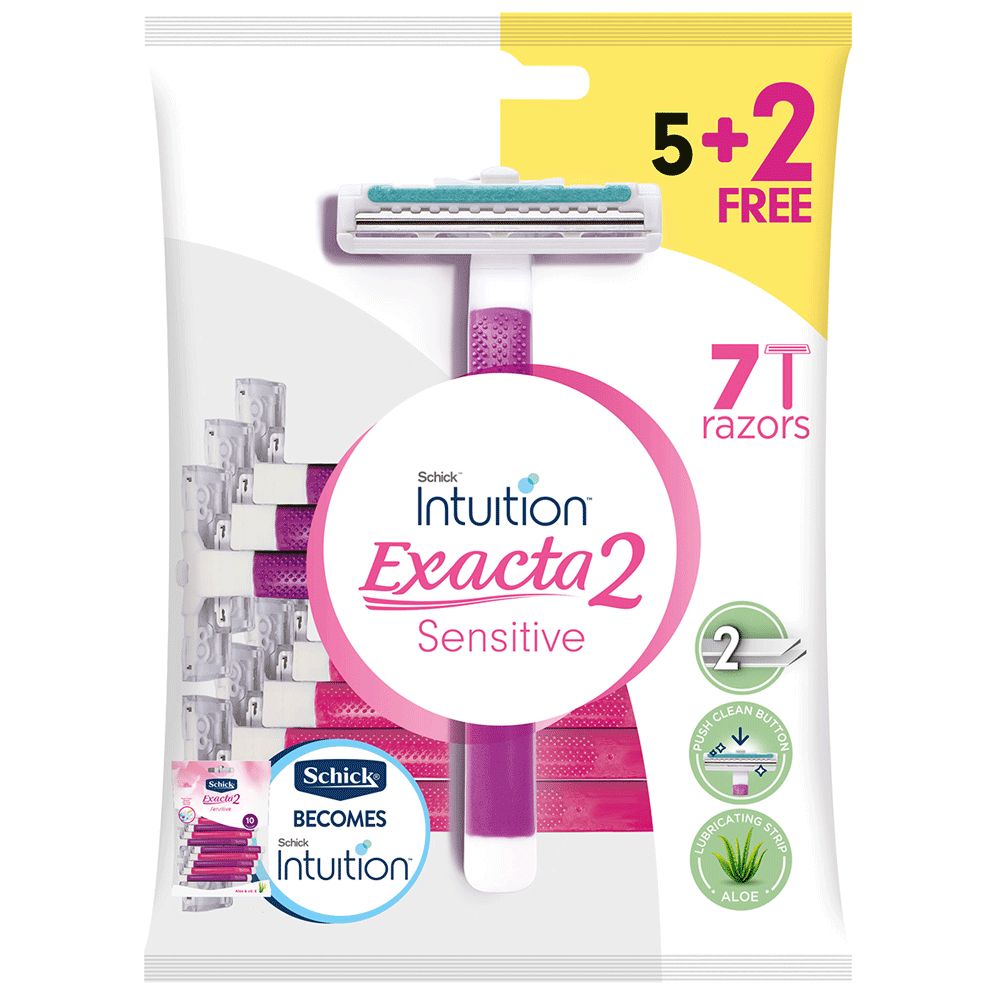 Schick Exacta2 Sensitive Razor 5+2