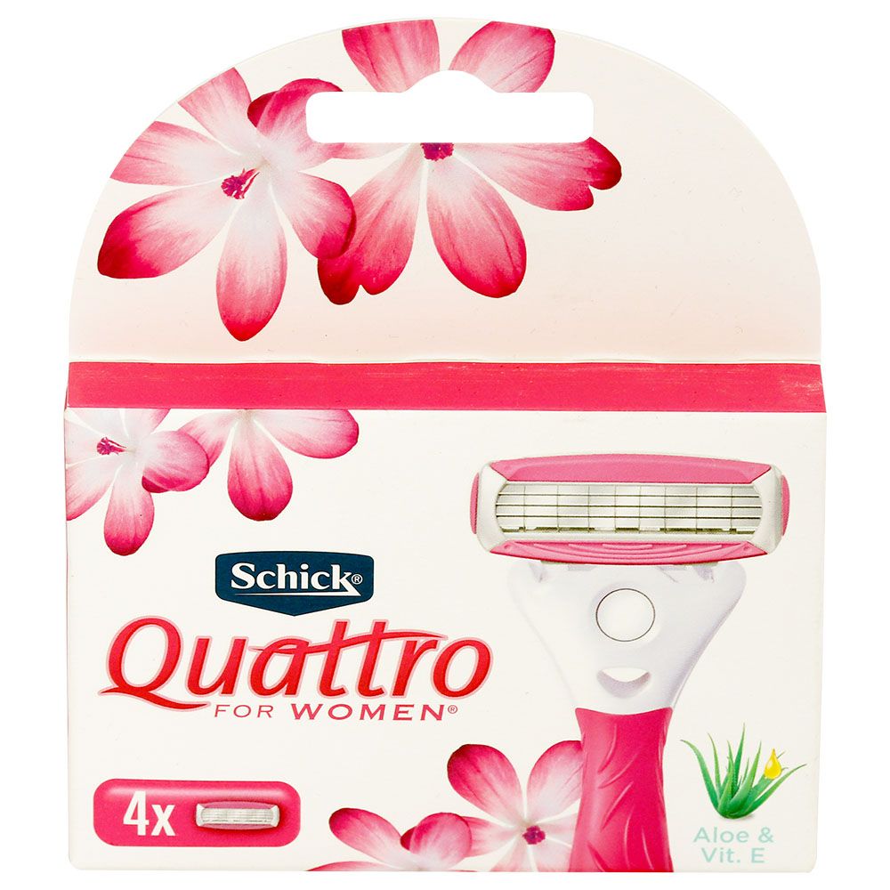 Schick Quattro for Women Refill x4