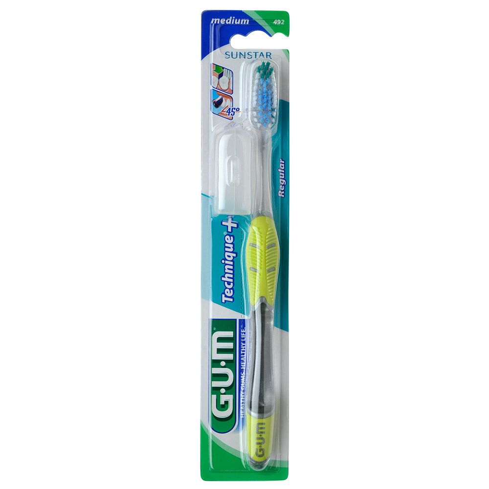 Gum - Technique Medium Full Toothbrush 1pc - Assorted