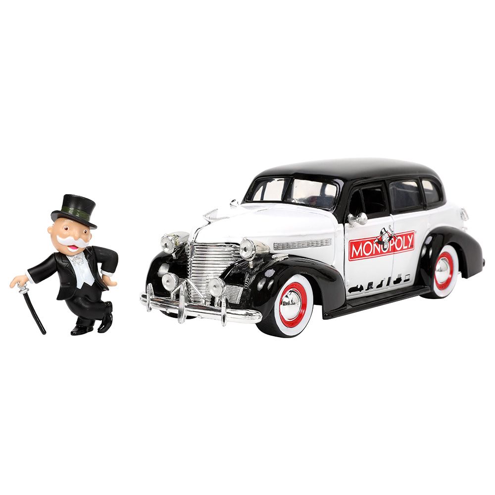 Jada - Mr Monopoly 1939 Chevy Master 1/24 - White