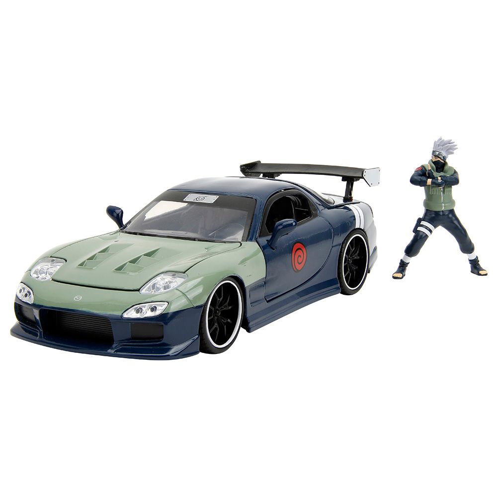 Jada - 1/24 Naruto Figure w/ 1995 Mazda RX-7 Car