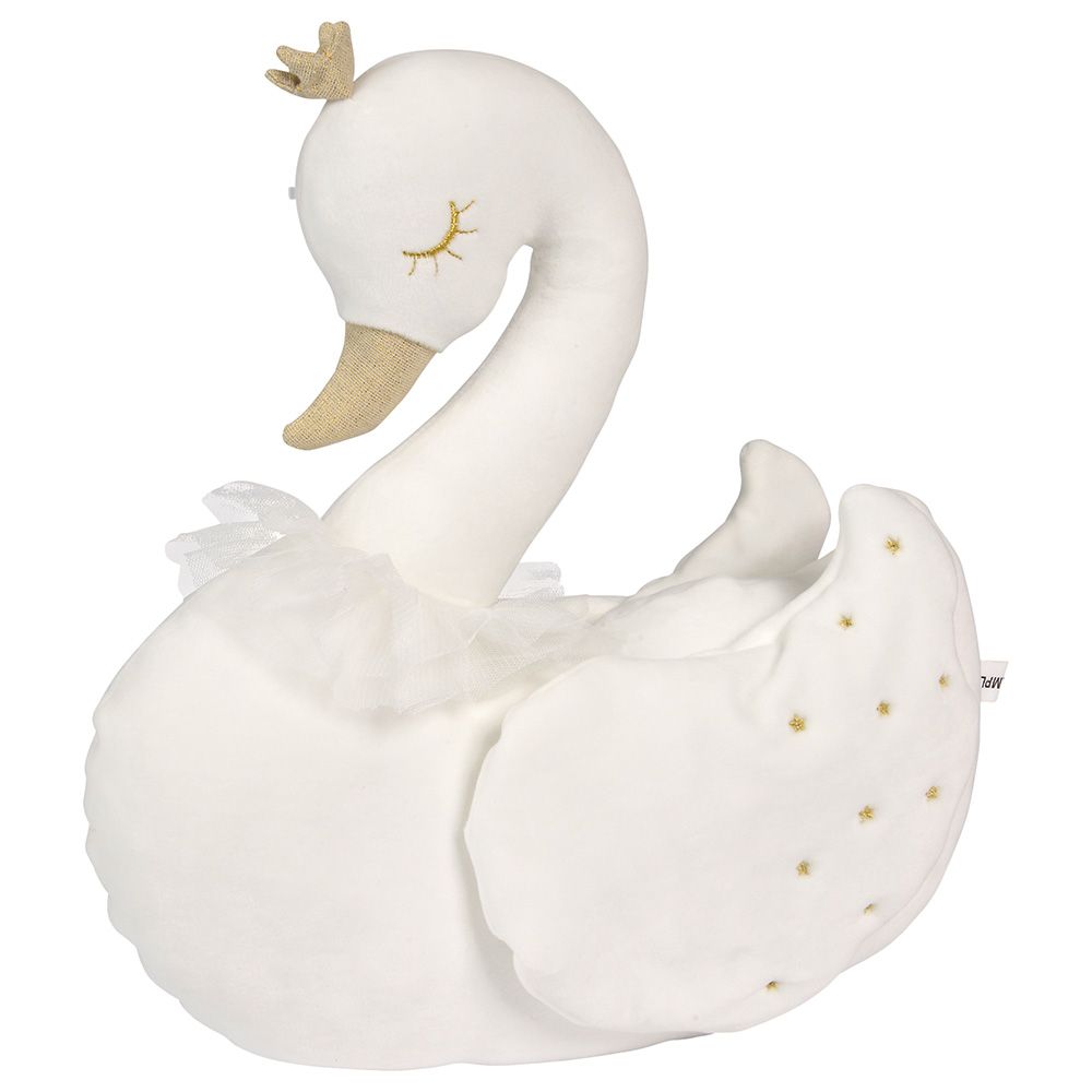 Nicotoy - Cushion - White Swan