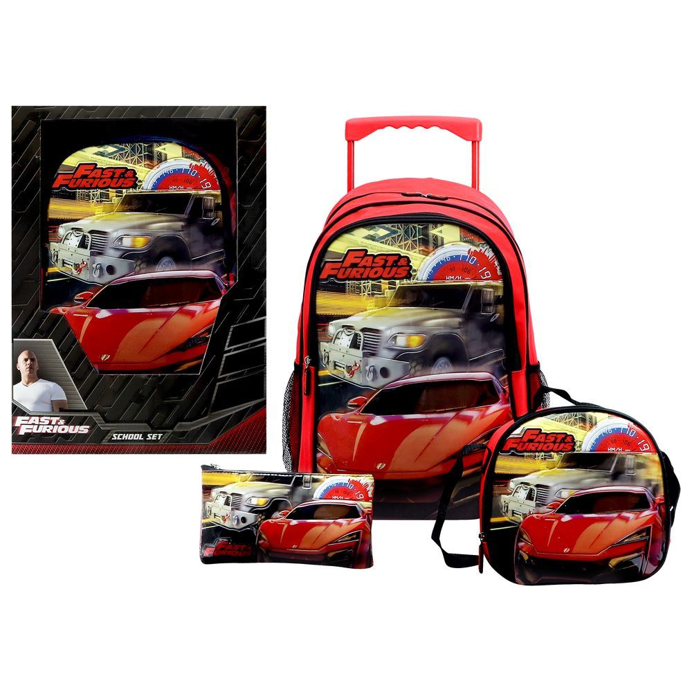 Simba - Fast & Furious 3-in-1 Race Trolley Set 18-inch