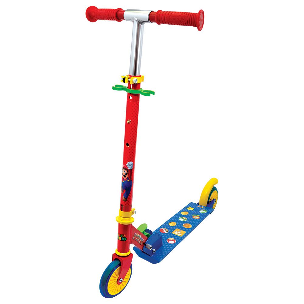 Smoby - Super Mario 2 Wheel Foldable Scooter