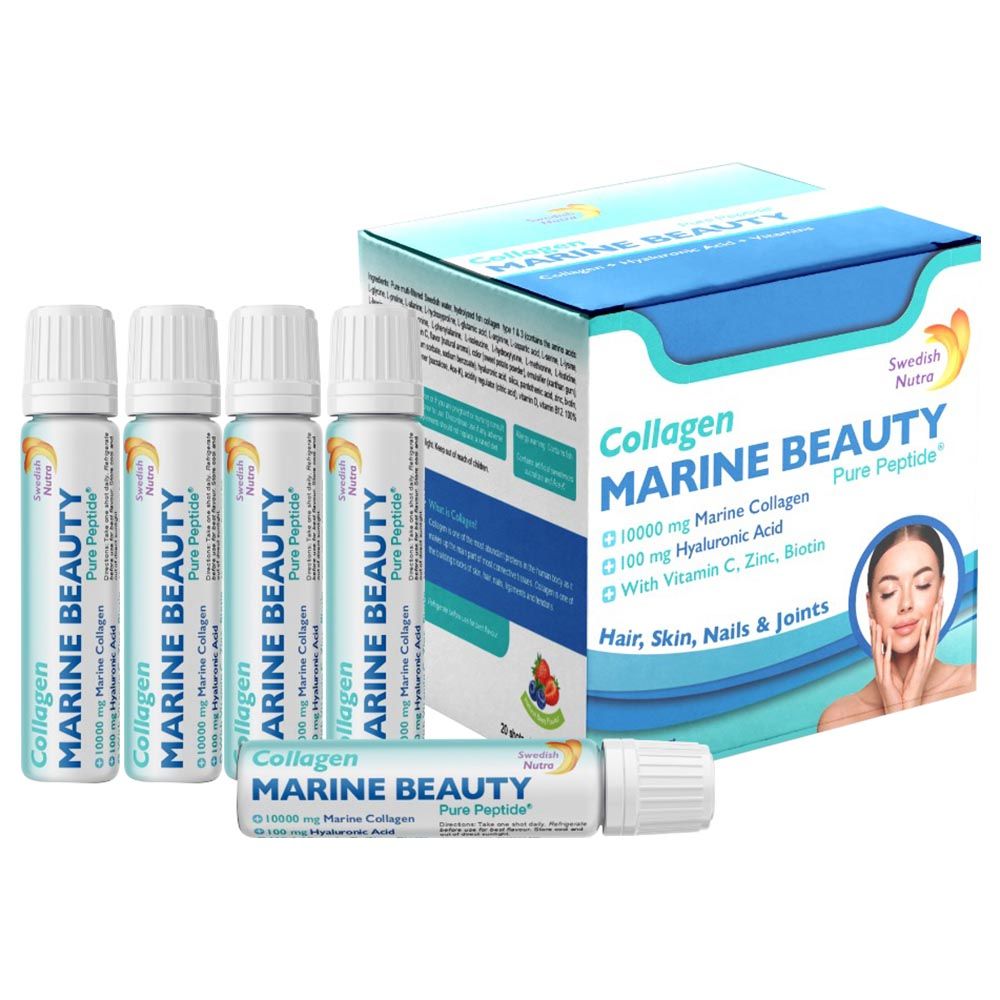 Swedish Nutra - Marine Beauty Collagen 20Pcs - Berry Flavour