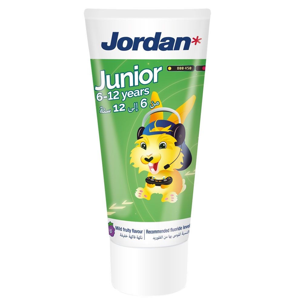 Jordan - Junior Toothpaste 50ml (6-12 Years) - Bunny