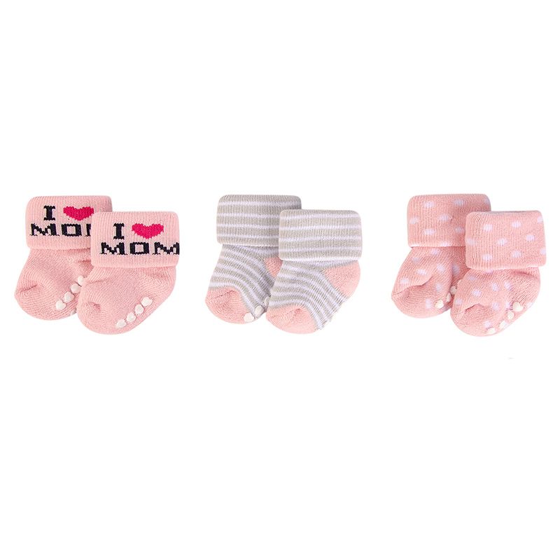 Hudson Childrenswear - I Love Mom Socks Pack of 3