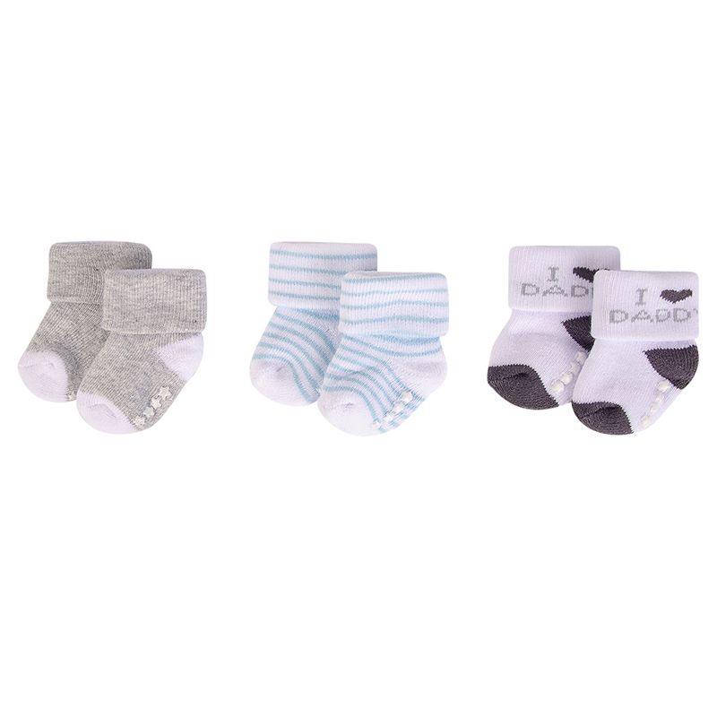 Hudson Childrenswear - I Love Daddy Newborn Socks Pack of 3