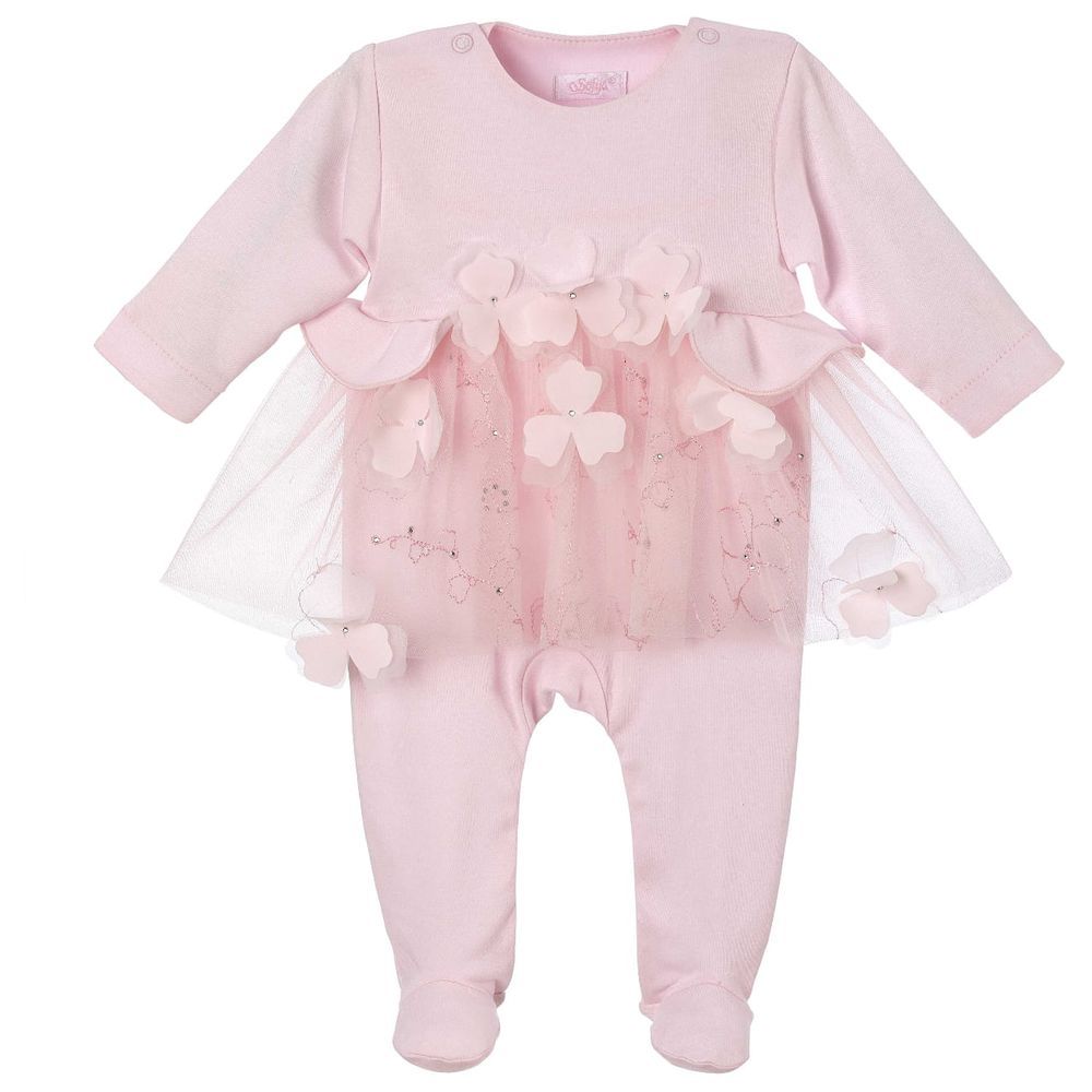 Sofija - Liwia Babygrow W/ Tulle Skirt - Pink