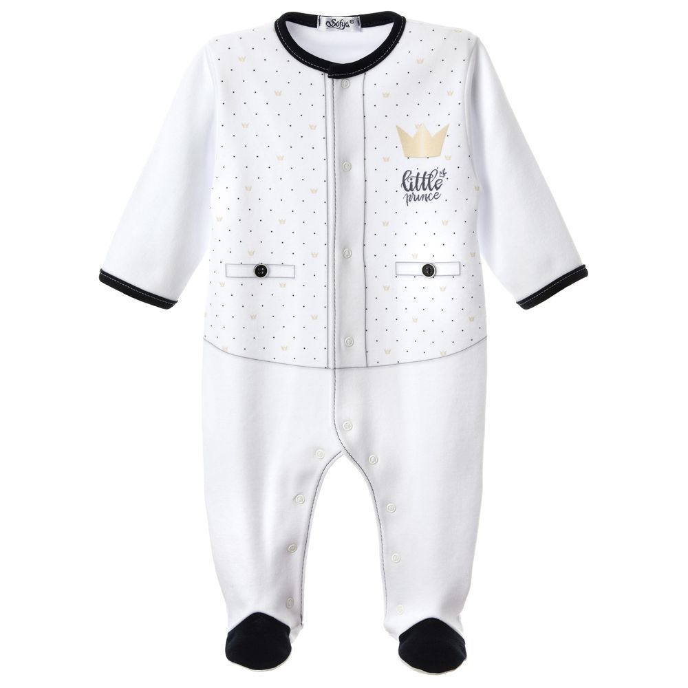 Sofija - Gabriel Babygrow - White