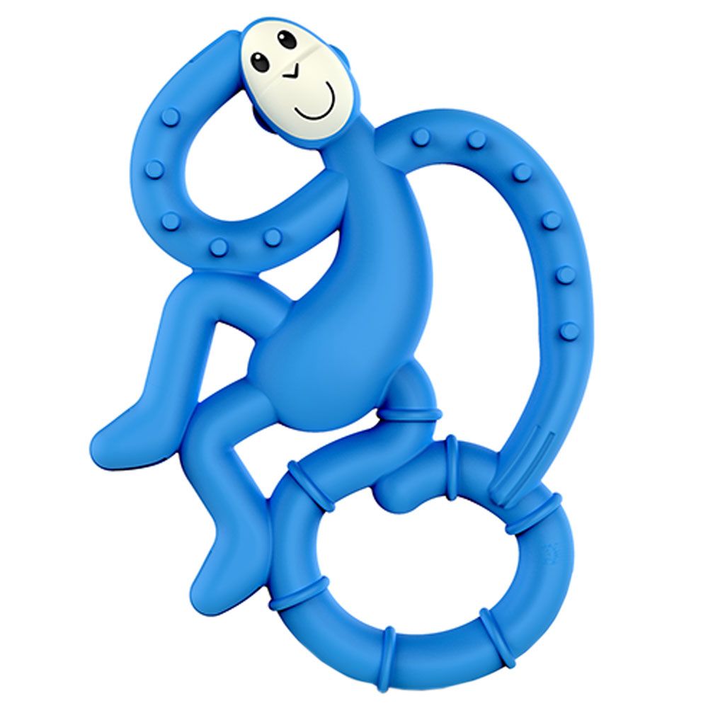 Matchstick Monkey - Mini Monkey Teether - Blue