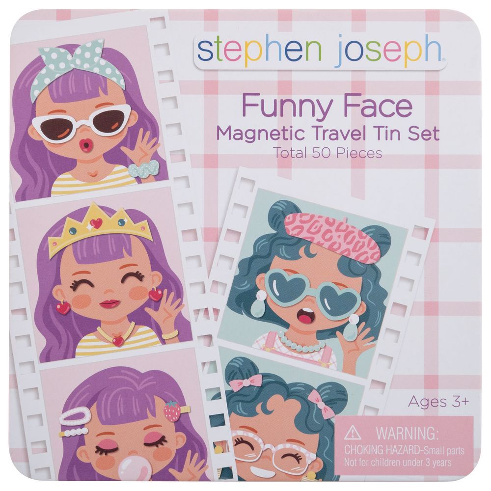 Stephen Joseph - Magnetic Funny Faces - Girl Set