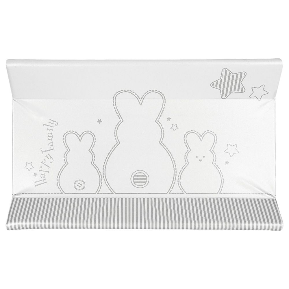 Brevi - Idea-Antibacteria Changing Mat-Design - 3 Rabbits Grey