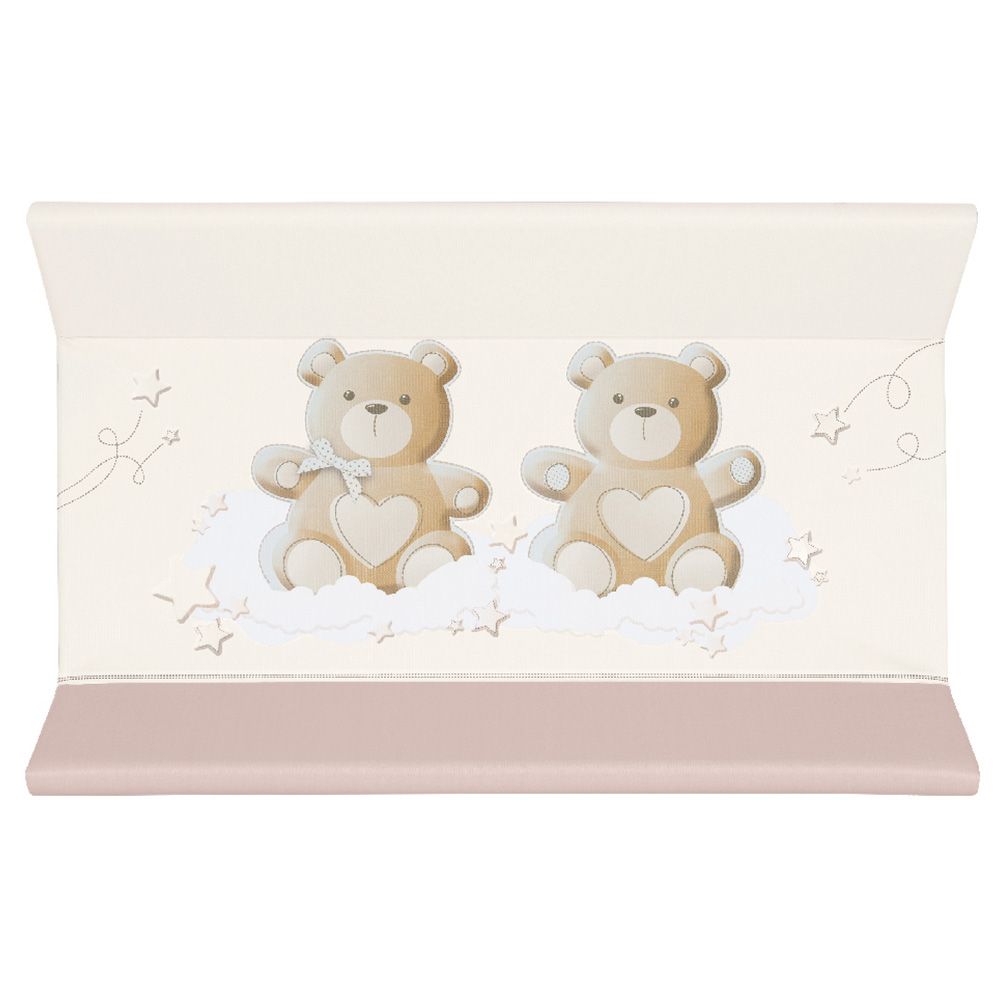 Brevi - Changing Mat Idea-Antibacterial - 2 Bears Beige