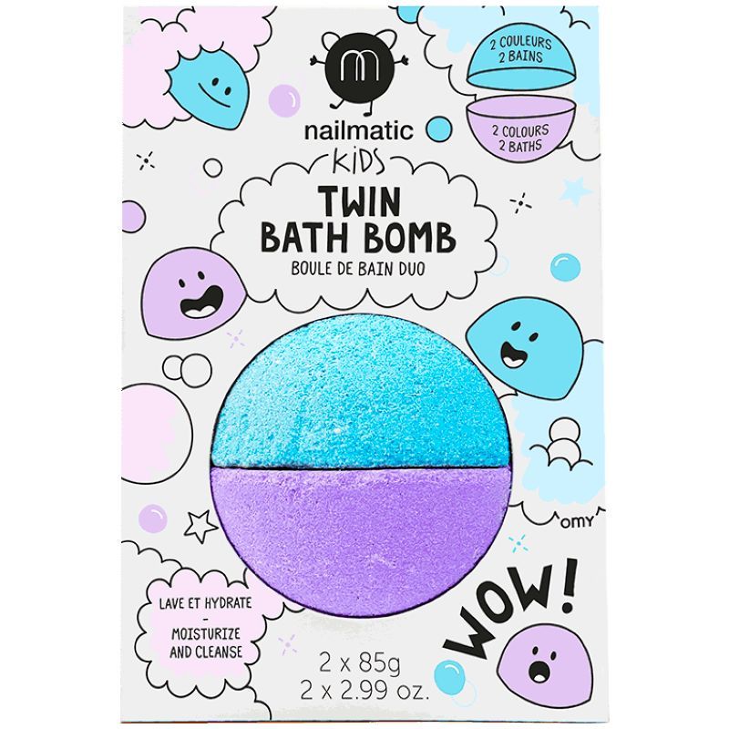 Nailmatic Kids - Gentle & Vegan Twin Bath Bomb - 170g