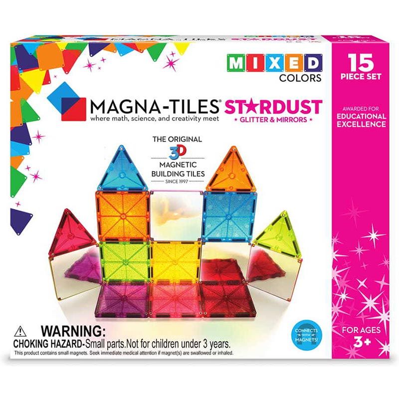 MAGNA-TILES - Stardust 15-Piece Set