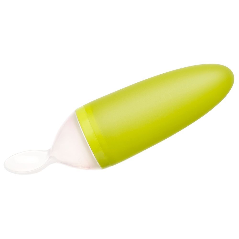 Boon - Squirt Silicone Baby Food Dispensing Spoon - Green