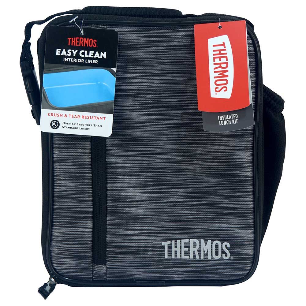 Thermos - Uprights With LDPE Liner Lunch Bag - Black