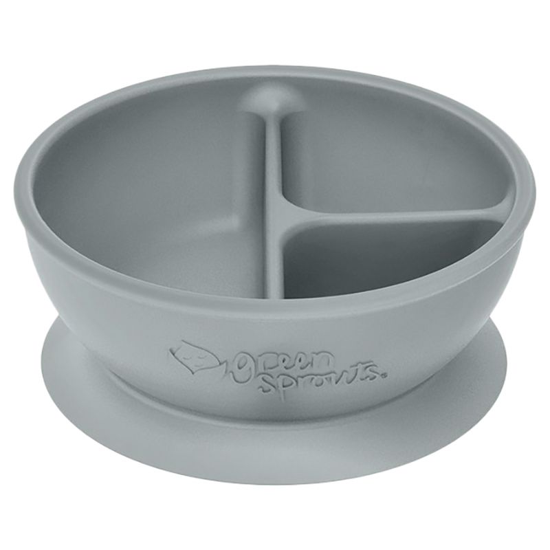 Green Sprouts - Learning Bowl - Grey