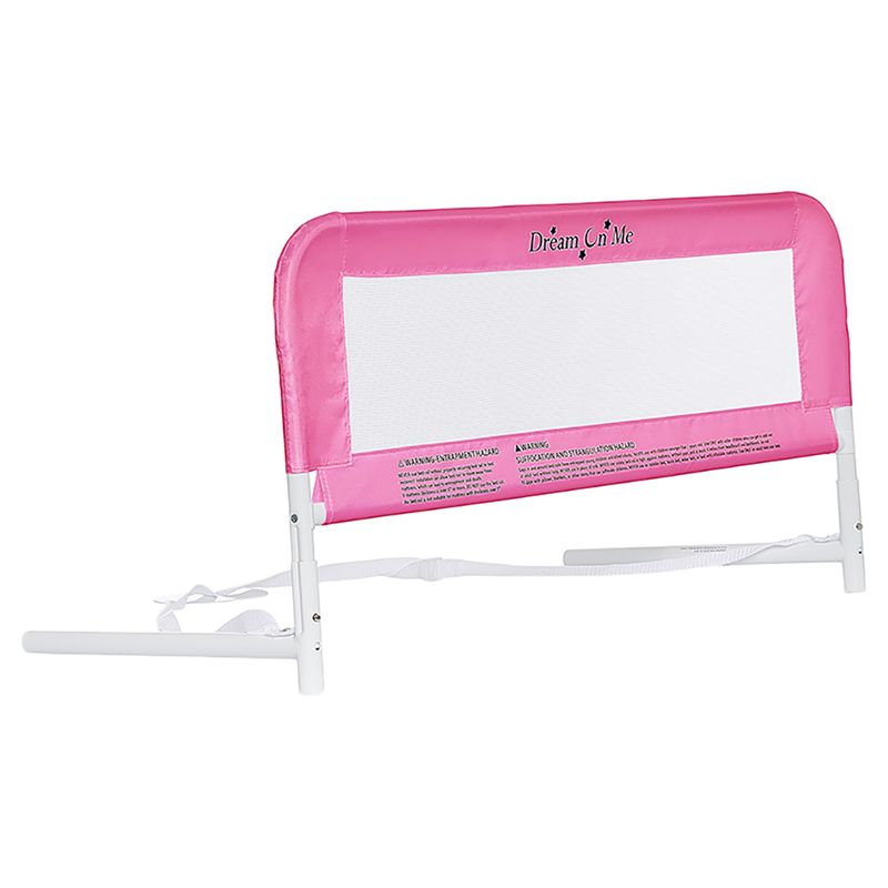 Dream On Me - Breathable Mesh Safety Bed Rail - Pink