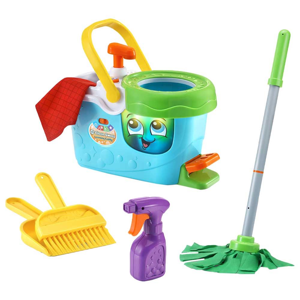 Leapfrog - Clean Sweep Mop & Basket