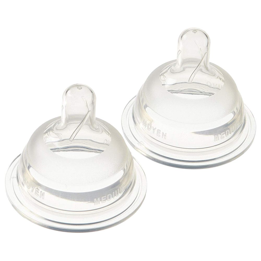 Playtex - NaturaLatch Nipple Slow Flow 2pc