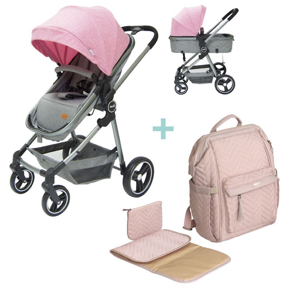 Moon - Pro 2-in-1 Stroller & Elisa Diaper Backpack