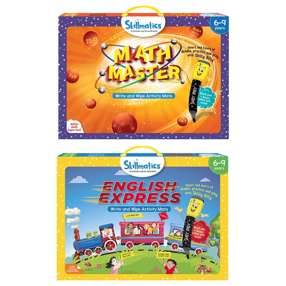 Skillmatics - Math Master & English Express Bundle