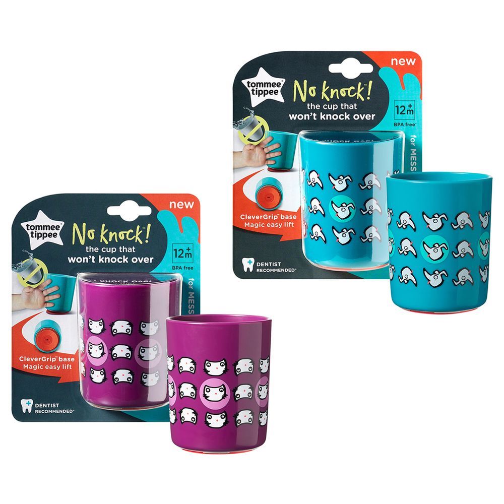 Tommee Tippee - No Knock Cup Small - Pack of 2